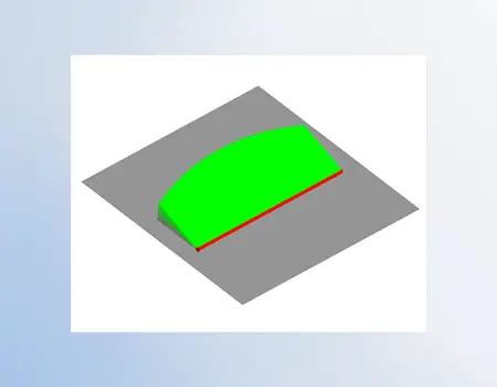 Emboss 2 rail sweep