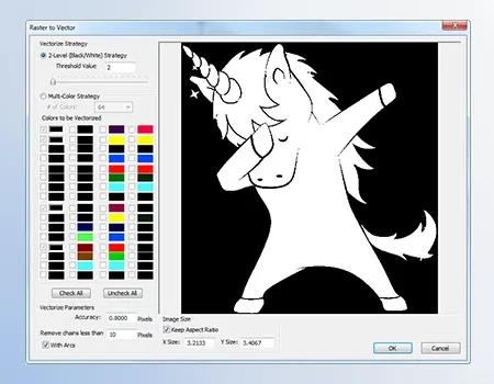 Raster to vector