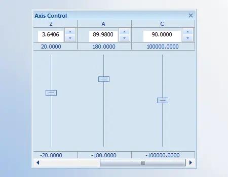 Axis control