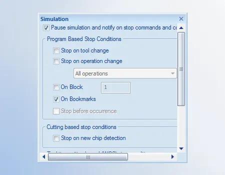 Simulation settings