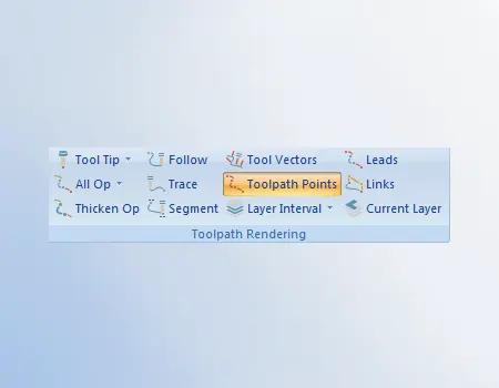 Toolpath rendering