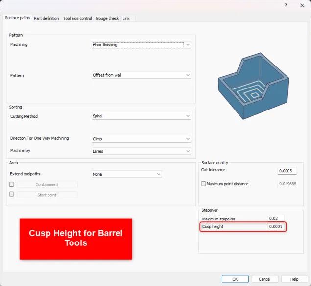 Cusp Yüksekliğine Göre Adım